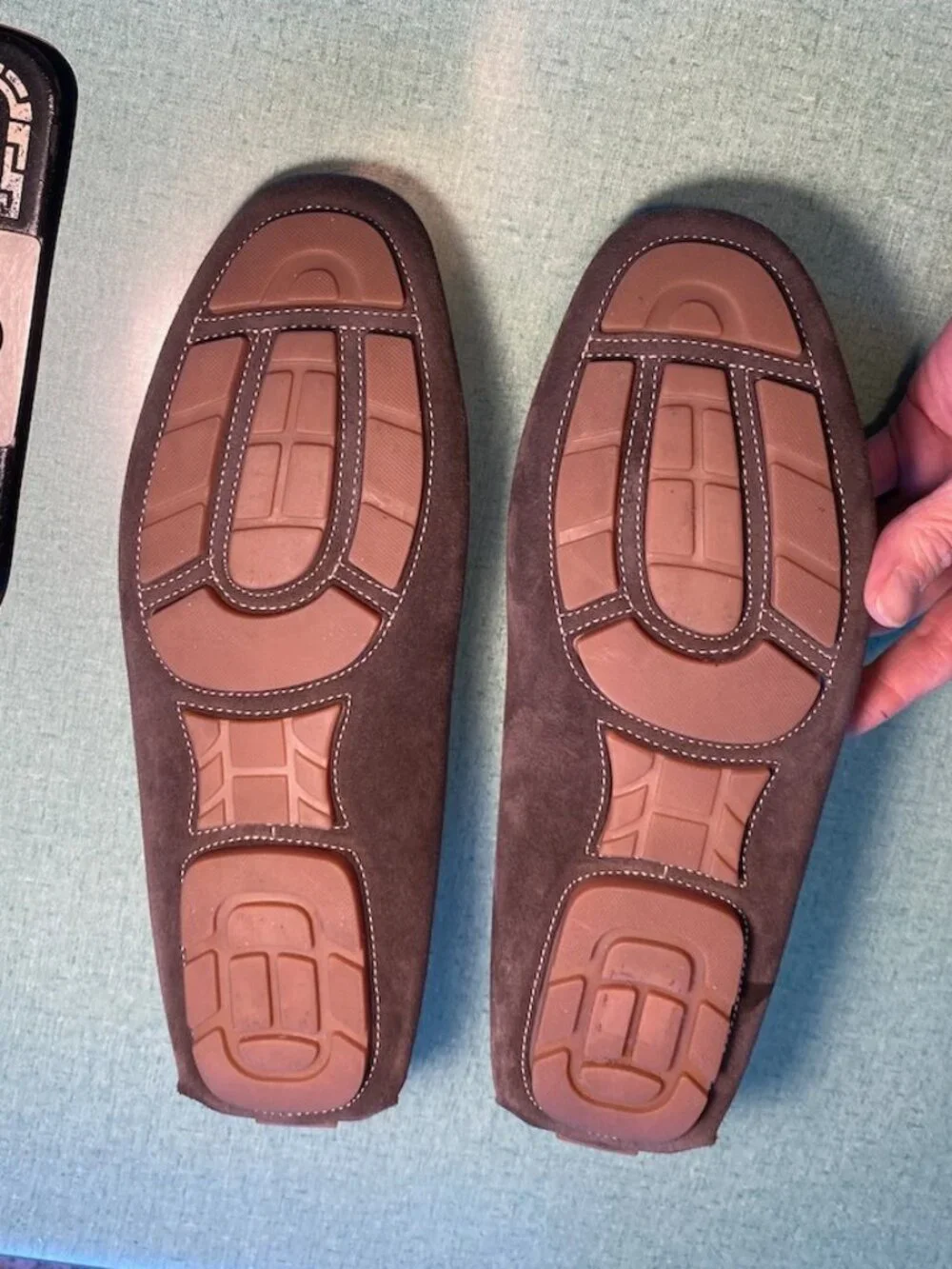 Bruno Parmigiani Made in Italy Brown Suede Driving Shoes M Size EU 40 (US7-7.5)